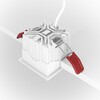 Миниатюра фото встраиваемый светильник maytoni alfa led dl043-01-10w3k-d-sq-w | 220svet.ru