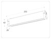 Миниатюра фото трековый светодиодный светильник ambrella light track system magnetic 220v gl1262 | 220svet.ru