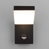 Миниатюра фото уличный настенный светодиодный светильник elektrostandard sensor 1541 techno led черный a053946 | 220svet.ru