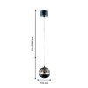 Миниатюра фото подвесной светодиодный светильник favourite ballonger 4326-1p | 220svet.ru
