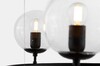 Миниатюра фото подвесная люстра lumina deco ceredo ldp 6034-6 rnd bk | 220svet.ru