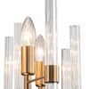 Миниатюра фото подвесная люстра indigo favara 11040/7p brass v000461 | 220svet.ru