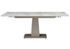 Миниатюра фото керамический стол раскладной 120(180)х80 woodville мун gold jade / бежево-серый матовый 715091 | 220svet.ru