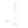 Миниатюра фото ландшафтный светодиодный светильник elektrostandard smile 35188/f черный a070023 | 220svet.ru