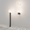 Миниатюра фото уличный настенный светильник maytoni bold o598wl-01b1 | 220svet.ru