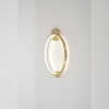 Миниатюра фото бра crystal lux real ap18w led brass | 220svet.ru