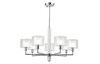 Миниатюра фото подвесная люстра crystal lux maestro sp-pl7 chrome | 220svet.ru
