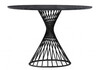 Миниатюра фото керамический стол woodville вивиен 90х90х75 черный мрамор shakespeare black 612879 | 220svet.ru