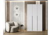 Миниатюра фото шкаф трехстворчатый woodville кротос 120 белый 679682 | 220svet.ru