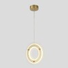Миниатюра фото подвесной светильник crystal lux diego sp25w led brass | 220svet.ru