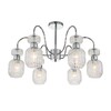 Миниатюра фото потолочная люстра escada gloss 1141/6pl chrome/clear | 220svet.ru