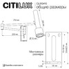 Миниатюра фото светильник настенный с выключателем на корпусе citilux vektor cl513410 | 220svet.ru