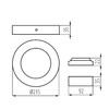Миниатюра фото потолочный светодиодный светильник kanlux carsa v2led 18w-nw-w 28949 | 220svet.ru