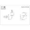 Миниатюра фото бра evoluce ellisse sle1119-301-01 | 220svet.ru