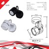 Миниатюра фото накладной светильник reluce technical 16021-9.5-001ct mr16 bk | 220svet.ru
