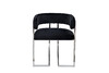 Миниатюра фото стул велюр garda decor gy-8504stul-chern | 220svet.ru