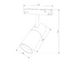 Миниатюра фото трековый магнитный светодиодный светильник elektrostandard slim magnetic 85012/01 a057200 | 220svet.ru