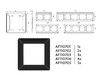 Миниатюра фото рамка 3-постовая ambrella volt alfa line af110703 | 220svet.ru