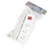 Миниатюра фото удлинитель uniel ultra 3гн х 3м б/з s-cu3-3b white ul-00009995 | 220svet.ru