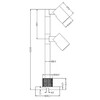 Миниатюра фото торшер deko-light herculis double 688039 | 220svet.ru