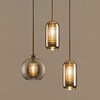 Миниатюра фото подвесной светильник imperium loft catch smoky 214046-23 | 220svet.ru