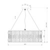Миниатюра фото подвесная люстра eurosvet 10125/8 золото/прозрачный хрусталь strotskis smart | 220svet.ru