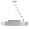 Миниатюра фото подвесной светодиодный cветильник эра hexagon spo-123-w-40k-045 45вт 4000к белый б0050554 | 220svet.ru