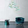 Миниатюра фото подвесной светодиодный светильник loft it bolle 2027-s5 blue | 220svet.ru