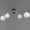 Миниатюра фото потолочная люстра illumico il0638-4csq-24 cr bk libra | 220svet.ru