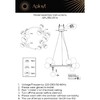 Миниатюра фото подвесная люстра aployt feliche apl.334.03.14 | 220svet.ru