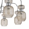 Миниатюра фото потолочная люстра escada gloss 1141/8pl chrome/beige | 220svet.ru