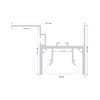 Миниатюра фото профиль для натяжного потолка apeyron 08-54 | 220svet.ru