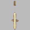 Миниатюра фото подвесной светодиодный светильник crystal lux quasar sp14w led amber | 220svet.ru