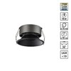 Миниатюра фото светильник встраиваемый светодиодный с переключателем цветовой температуры novotech nova 359855 черный | 220svet.ru