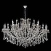 Миниатюра фото подвесная люстра crystal lux hollywood sp20+10 chrome | 220svet.ru