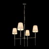 Миниатюра фото подвесная люстра loft it cosy 10308 nickel | 220svet.ru