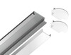 Миниатюра фото профиль встраиваемый для светодиодной ленты ambrella illumination gp1001al | 220svet.ru
