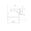 Миниатюра фото бра elektrostandard mrl 1026 белый a061046 | 220svet.ru