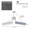 Миниатюра фото подвесной светодиодный cветильник эра igrek spo-143-w-40k-056 56вт 4000к белый б0050570 | 220svet.ru