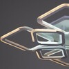 Миниатюра фото потолочная светодиодная люстра reluce 09821-3.3-4+4 wh (rgb) | 220svet.ru