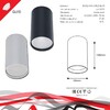Миниатюра фото потолочный светильник reluce 16002-9.5-001ld gu10 wt | 220svet.ru