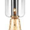Миниатюра фото настольная лампа indigo strego v11045/1t amber v000474 | 220svet.ru