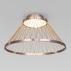 Миниатюра фото потолочный светодиодный светильник eurosvet cesta 40019/1 led коричневый | 220svet.ru
