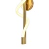 Миниатюра фото бра indigo intreccio 14025/1w brass v000142l | 220svet.ru