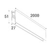 Миниатюра фото шинопровод магнитный накладной italline atom it012-5031 black | 220svet.ru