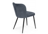 Миниатюра фото стул на металлокаркасе woodville kilian dark gray / black 15846 | 220svet.ru