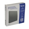 Миниатюра фото выключатель одноклавишный беспроводной feron smart графит tm91 51023 | 220svet.ru