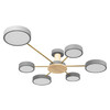 Миниатюра фото потолочный светильник loft it sunrise 10316/6 grey | 220svet.ru