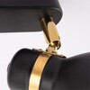 Миниатюра фото спот arte lamp fafnir a5047pl-2bk | 220svet.ru