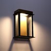 Миниатюра фото уличный настенный светодиодный светильник favourite glow 4302-1w | 220svet.ru